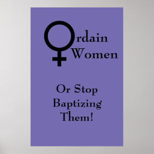 Ordain Women Poster