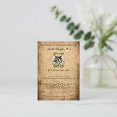 Orde der Kaarten van het ooststerrenlidmaatschap Visitekaartje (Staand voorkant)