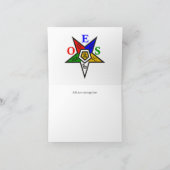 Orde der Wenskaarten van de Oosterse sterren Kaart (Binnen)