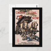Orde kolen nu Wereldoorlog II Briefkaart (Voorkant / Achterkant)