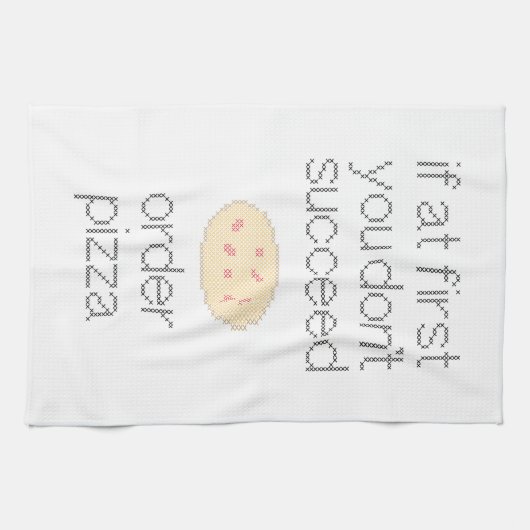 Orde Pizza! Theedoek (Horizontaal)