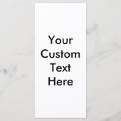 Orde van Ceremonie 4"x 9"Rackcard Programmakaart (Achterkant)