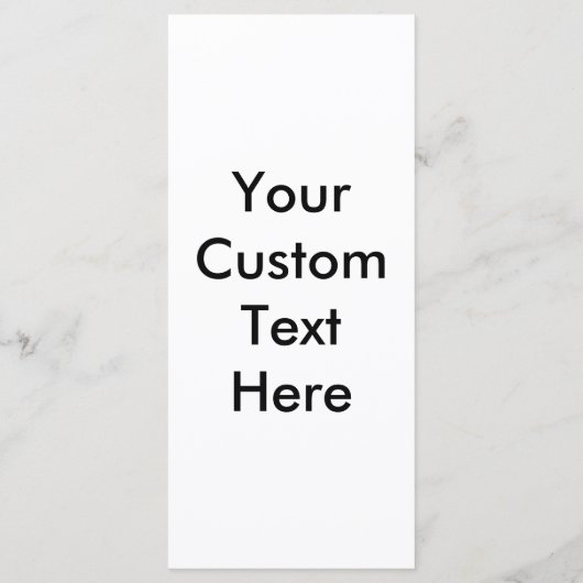 Orde van Ceremonie 4"x 9"Rackcard Programmakaart (Achterkant)