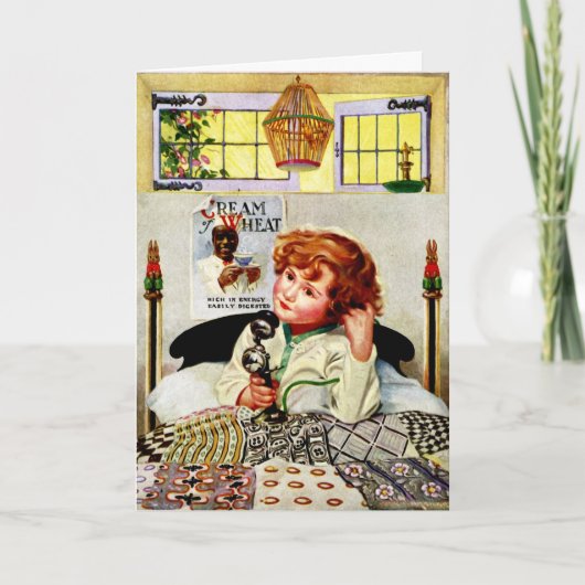 "ORDE VAN DE DAG"  CRM VAN TARWE GROETEN KAART (Voorkant)