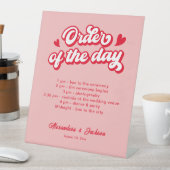 Orde van de dag reclamebord met voetstuk (Insitu)