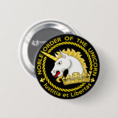 Orde van de Eenhoorn, Allegiantie Ronde Button 5,7 Cm (Voorkant /achterkant)