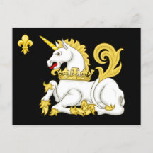 Orde van de Eenhoorn Vlag Ansichtkaart