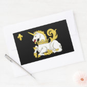 Orde van de Eenhoornvlag Rechthoekige Sticker (Envelop)