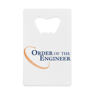 Orde van de Ingenieur Creditkaart Flessenopener
