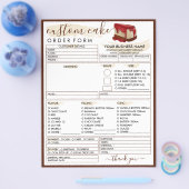 Orde van de kaasmakerij van bakkeramische aardbeie flyer (Enkel)