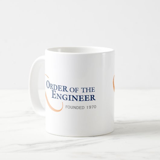 Orde van de Mok Koffie van de ingenieur (Voorkant links)