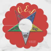 Orde van de Oostelijke Staat Wijnglaslabel (Voorkant)