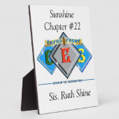 Orde van de oostelijke Star OES Fotoplaat (Zijkant)