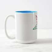 Orde van de oostelijke Star OES Tweekleurige Koffiemok (Links)