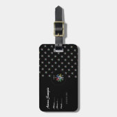 Orde van de oostelijke ster bagagelabel (Voorkant verticaal)