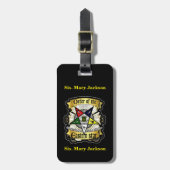 Orde van de oostelijke ster bagagelabel (Voorkant verticaal)