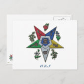 Orde van de oostelijke ster briefkaart (Voorkant / Achterkant)