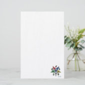 Orde van de oostelijke ster briefpapier (Staand voorkant)