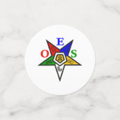 Orde van de oostelijke ster confetti (Kleine voorkant)