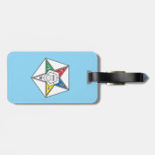 Orde van de Oostelijke Ster Embleem van de Orde Bagagelabel (Achterkant horizontaal)