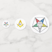 Orde van de Oostelijke Ster Embleem van de Orde Co Confetti (Voorkanten)