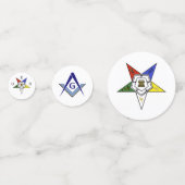 Orde van de Oostelijke Ster Embleem van de Orde Co Confetti (Achterkanten)