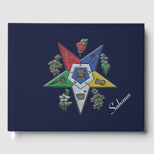 Orde van de oostelijke ster gastenboek (Voorkant)