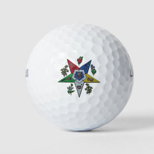 Orde van de oostelijke ster golfballen (Voorkant)