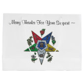 Orde van de oostelijke ster groot cadeauzakje (Achterkant)