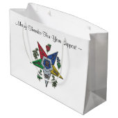 Orde van de oostelijke ster groot cadeauzakje (Achterkant Gekanteld)