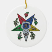 Orde van de oostelijke ster keramisch ornament (Voorkant)
