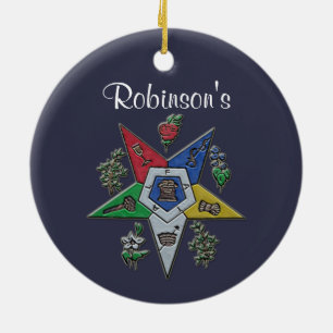 Orde van de oostelijke ster keramisch ornament