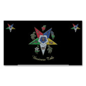 Orde van de oostelijke ster magnetisch visitekaartje (Voorkant)