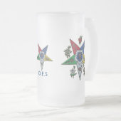 Orde van de oostelijke ster matglas bierpul (Voorkant rechts)