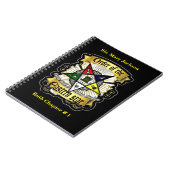 Orde van de oostelijke ster notitieboek (Linkerzijde)