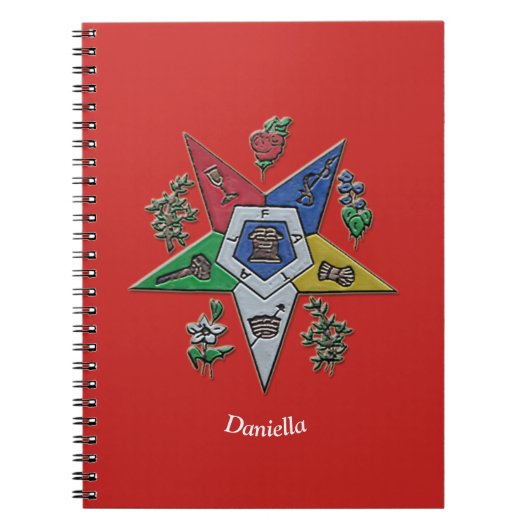 Orde van de oostelijke ster notitieboek (Voorkant)