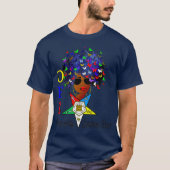 Orde van de oostelijke Ster OES Diva Fatal Masonic T-shirt (Voorkant)
