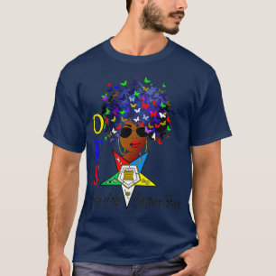 Orde van de oostelijke Ster OES Diva Fatal Masonic T-shirt