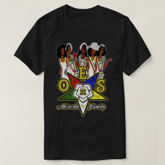 Orde van de oostelijke ster OES Ring Diva Sistar v T-shirt (Design voorkant)