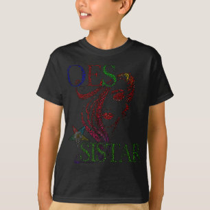 Orde van de Oostelijke Ster OES Sistar Rituele Rin T-shirt