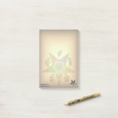 Orde van de oostelijke ster post-it® notes (Op bureau)