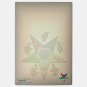 Orde van de oostelijke ster post-it® notes