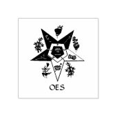 Orde van de oostelijke ster rubberstempel (Afrduk)