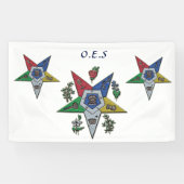 Orde van de oostelijke ster spandoek (Horizontaal)