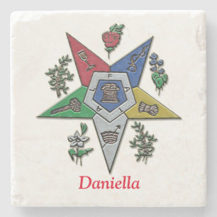 Orde van de oostelijke ster stenen onderzetter