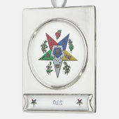 Orde van de oostelijke ster verzilverd banner ornament (Links)