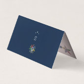 Orde van de oostelijke ster visitekaartje (Achterkant)