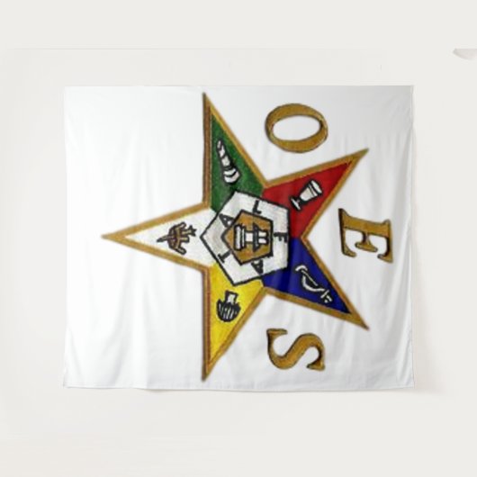 Orde van de oostelijke ster wandkleed (Voorkant (horizontaal))