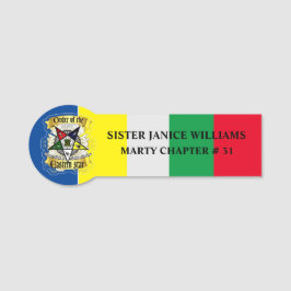 Orde van de Oosterse Naam Markering Naamplaatje