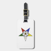 Orde van de Oosterse Ster embleem Bagagelabel (Voorkant verticaal)